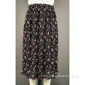 Ladie&#39;s geweven chiffon lange rok